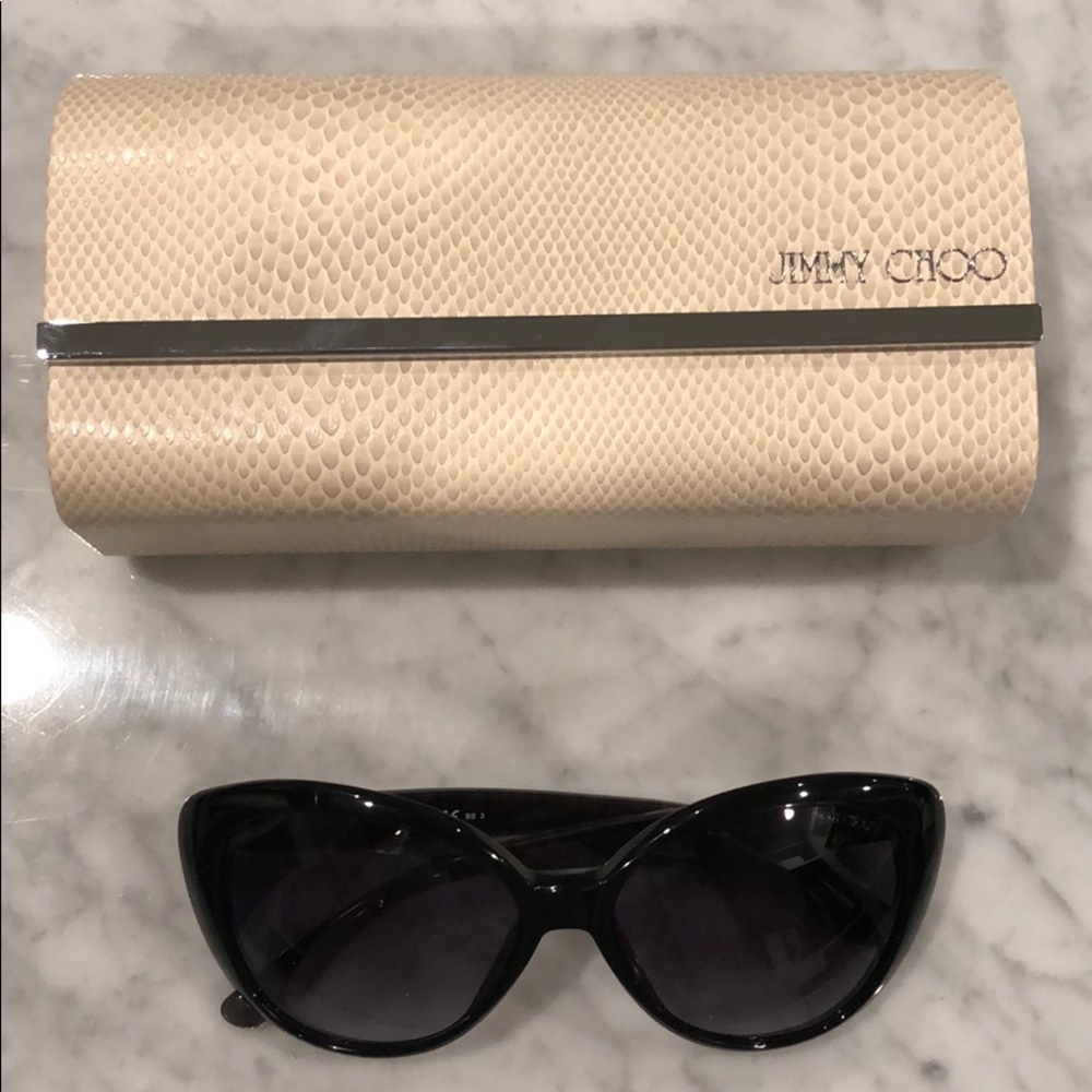 Jimmy Choo women's cat eye sunglasses